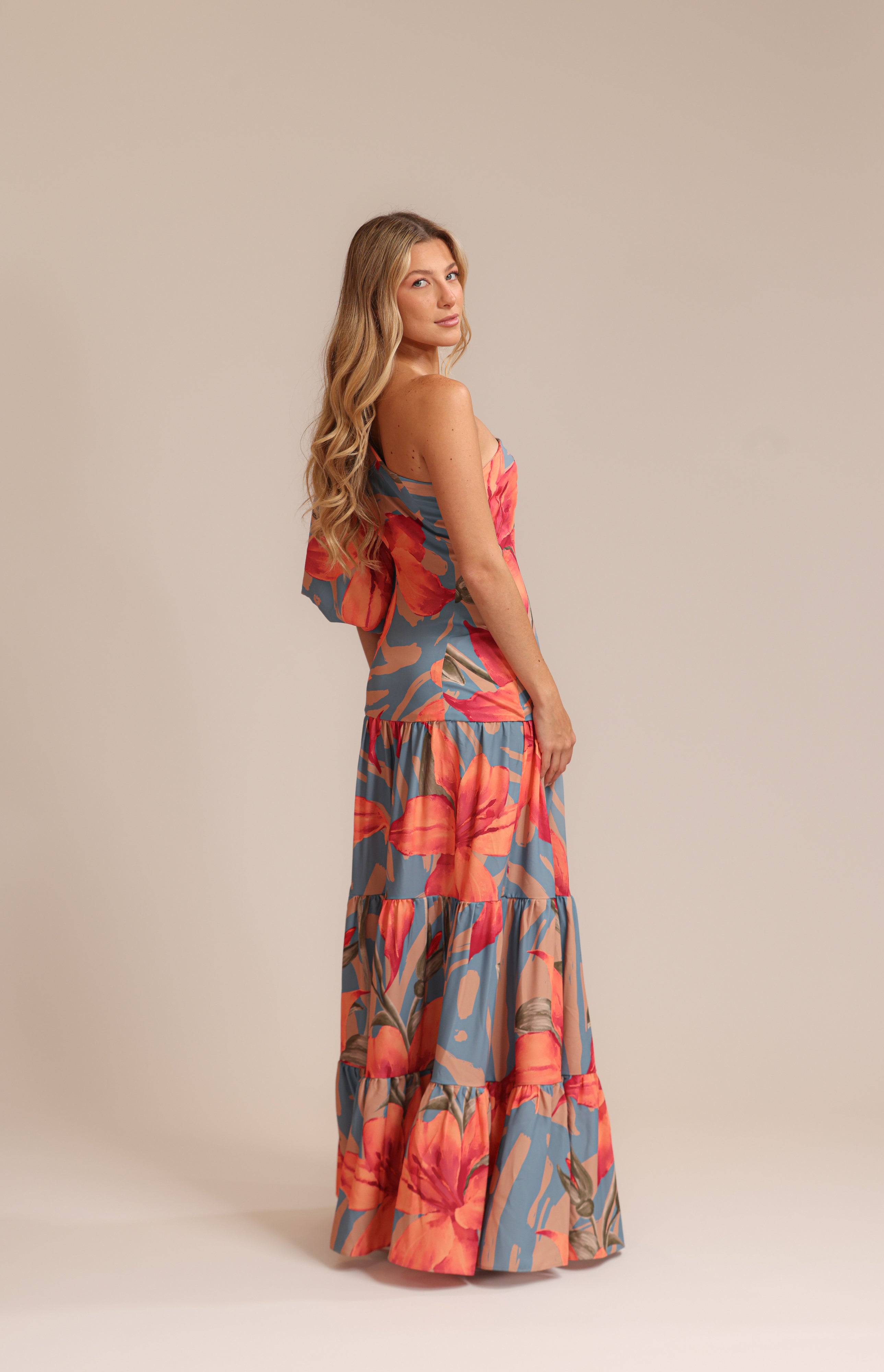 FR  Coral Bloom Dres