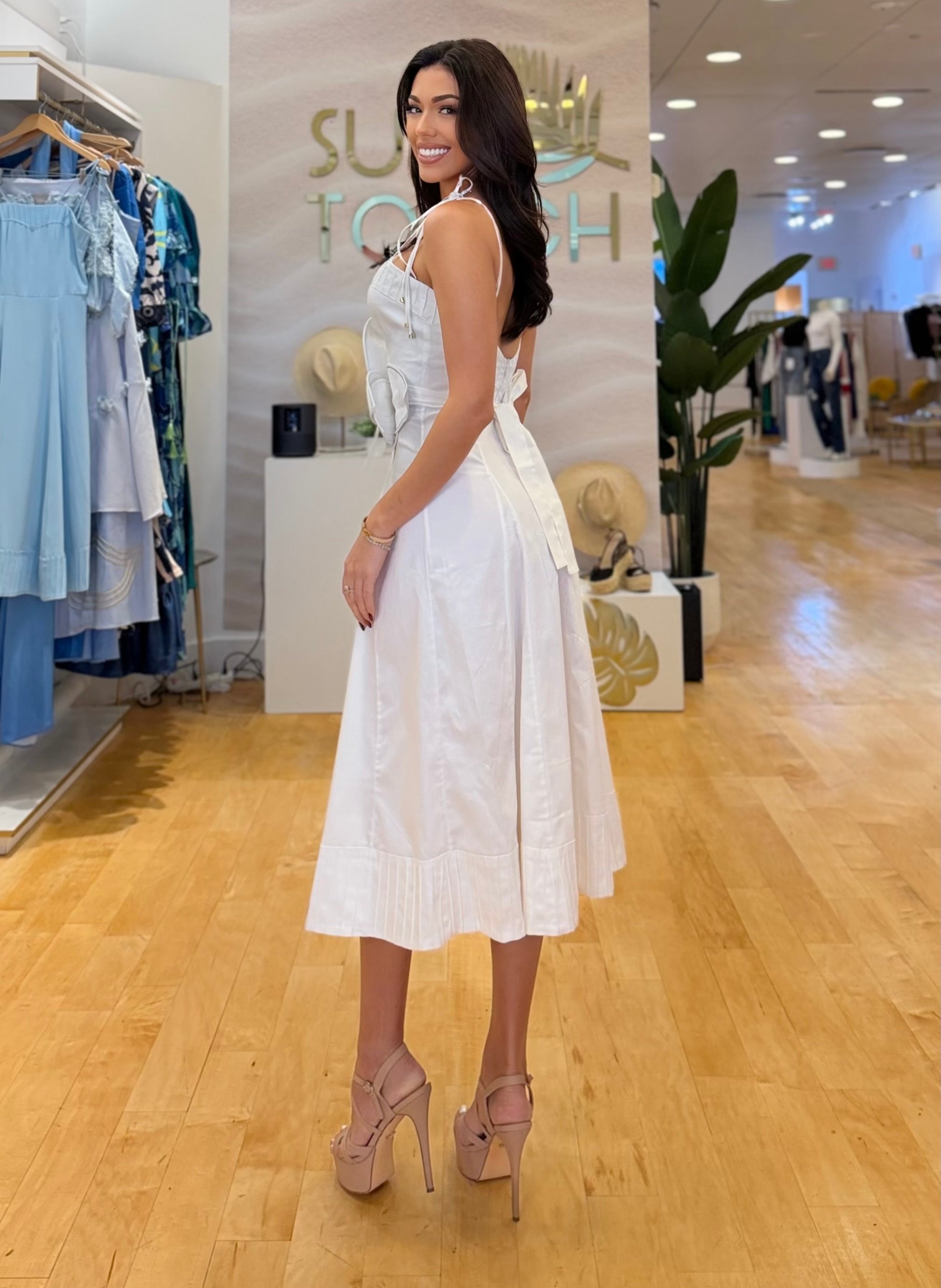 FR Abigail Dress White