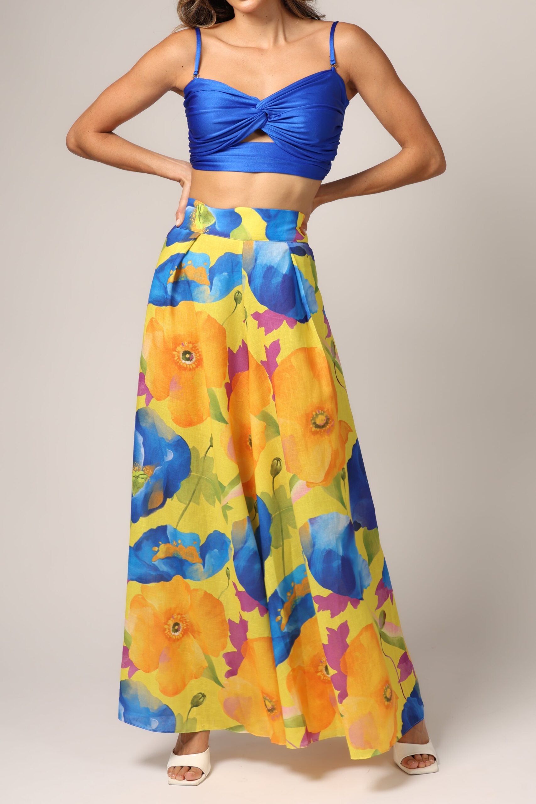 FR Azaleia Linen 1001- Palazzo Pant