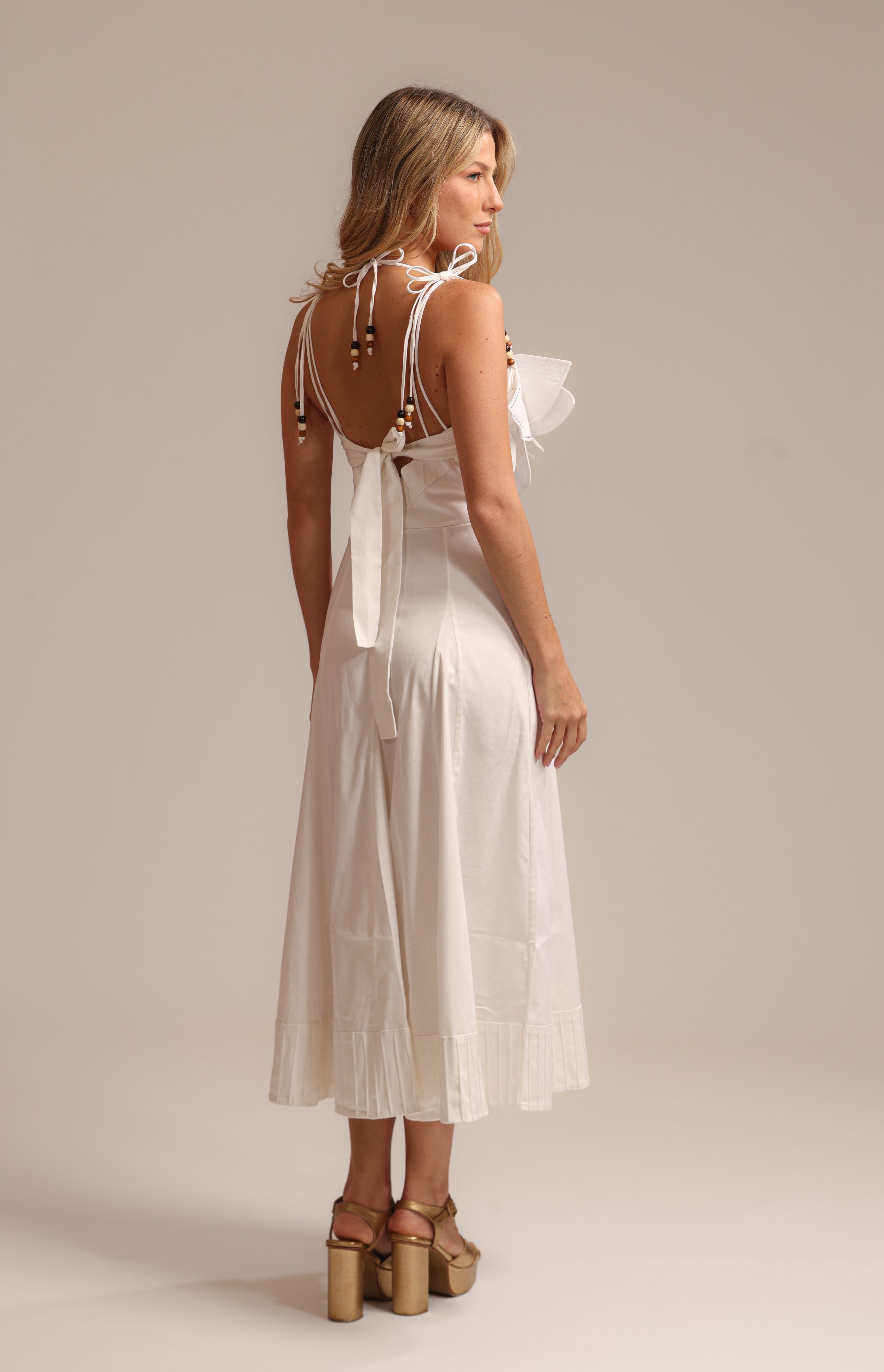 FR Abigail Dress White