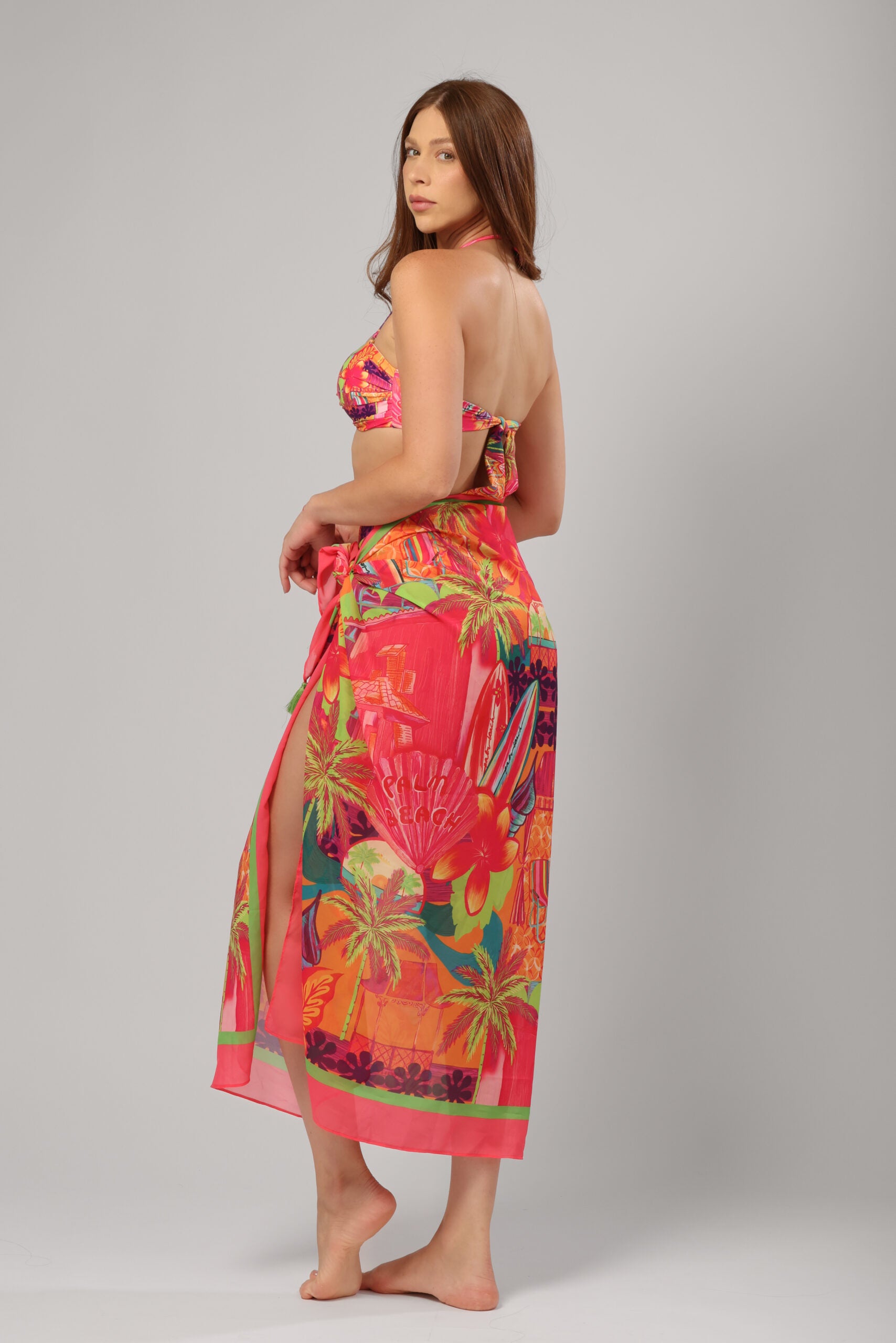 FR Tropical Berry Cover Up