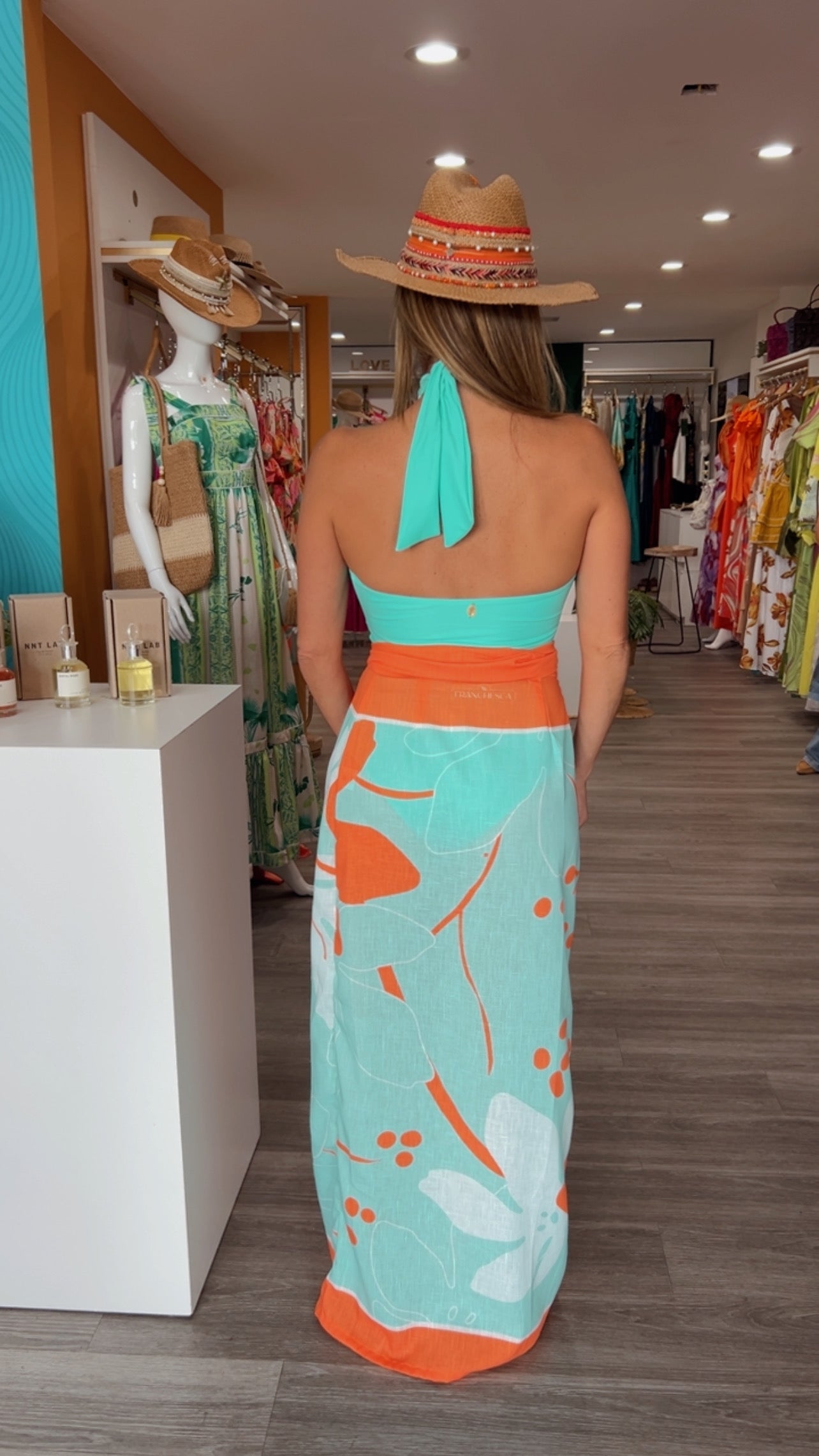 FR Aqua Wrap Skirt