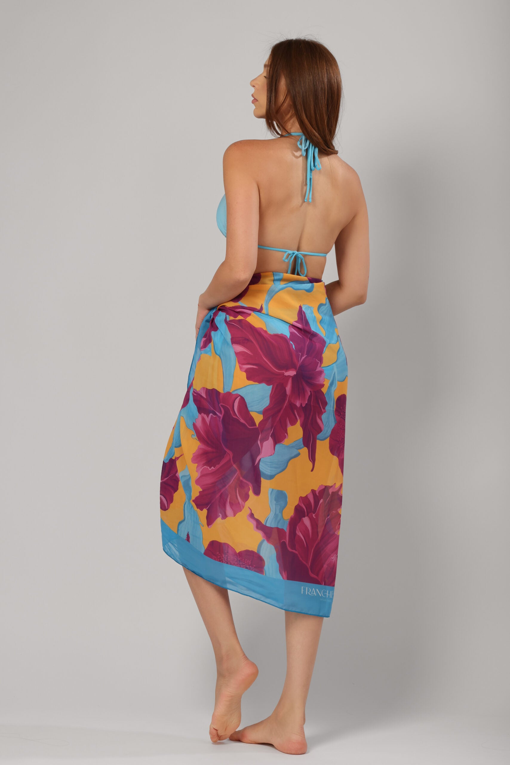FR Exotic Flower Cover up