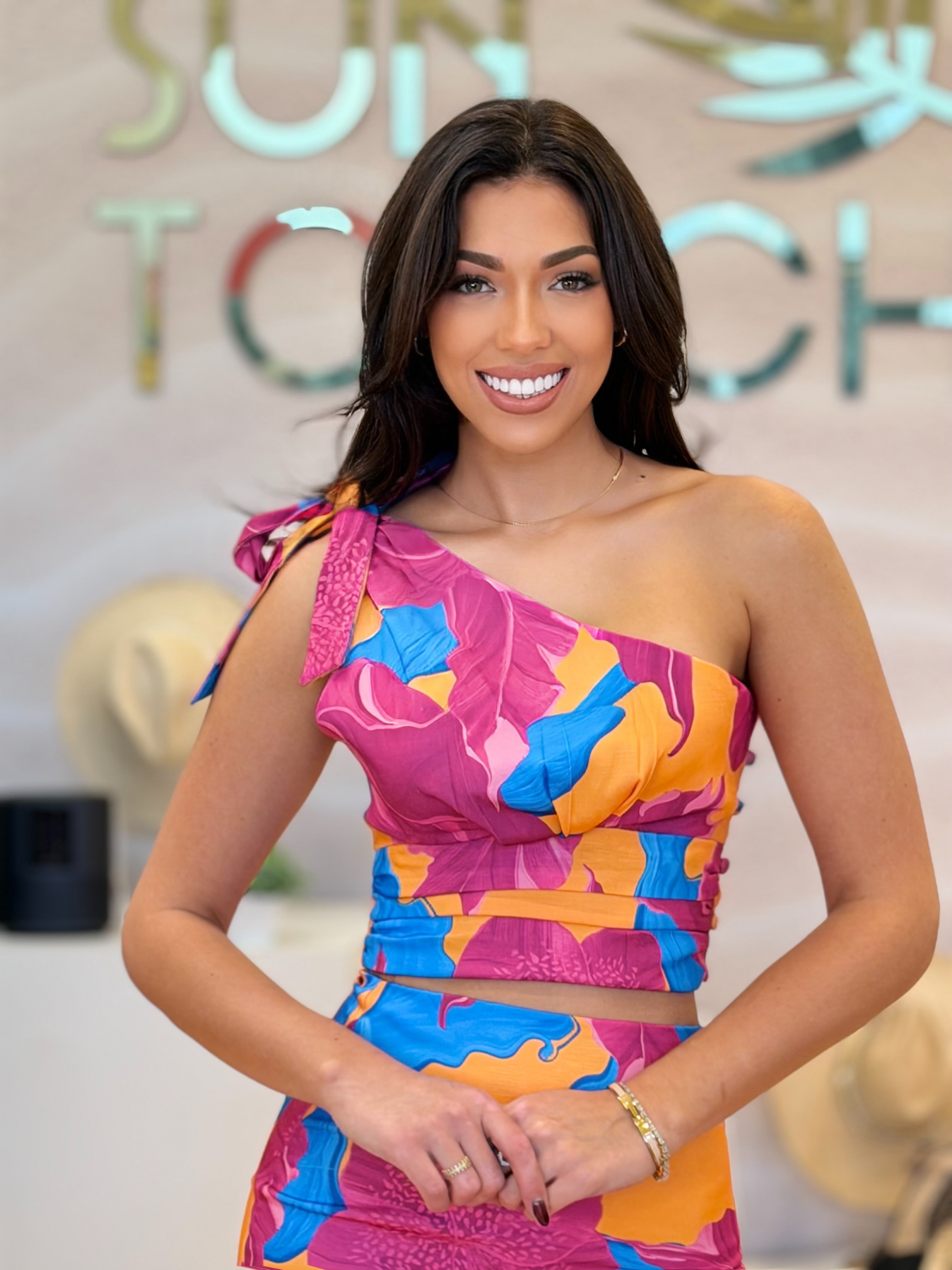 FR Exotic Flower Top