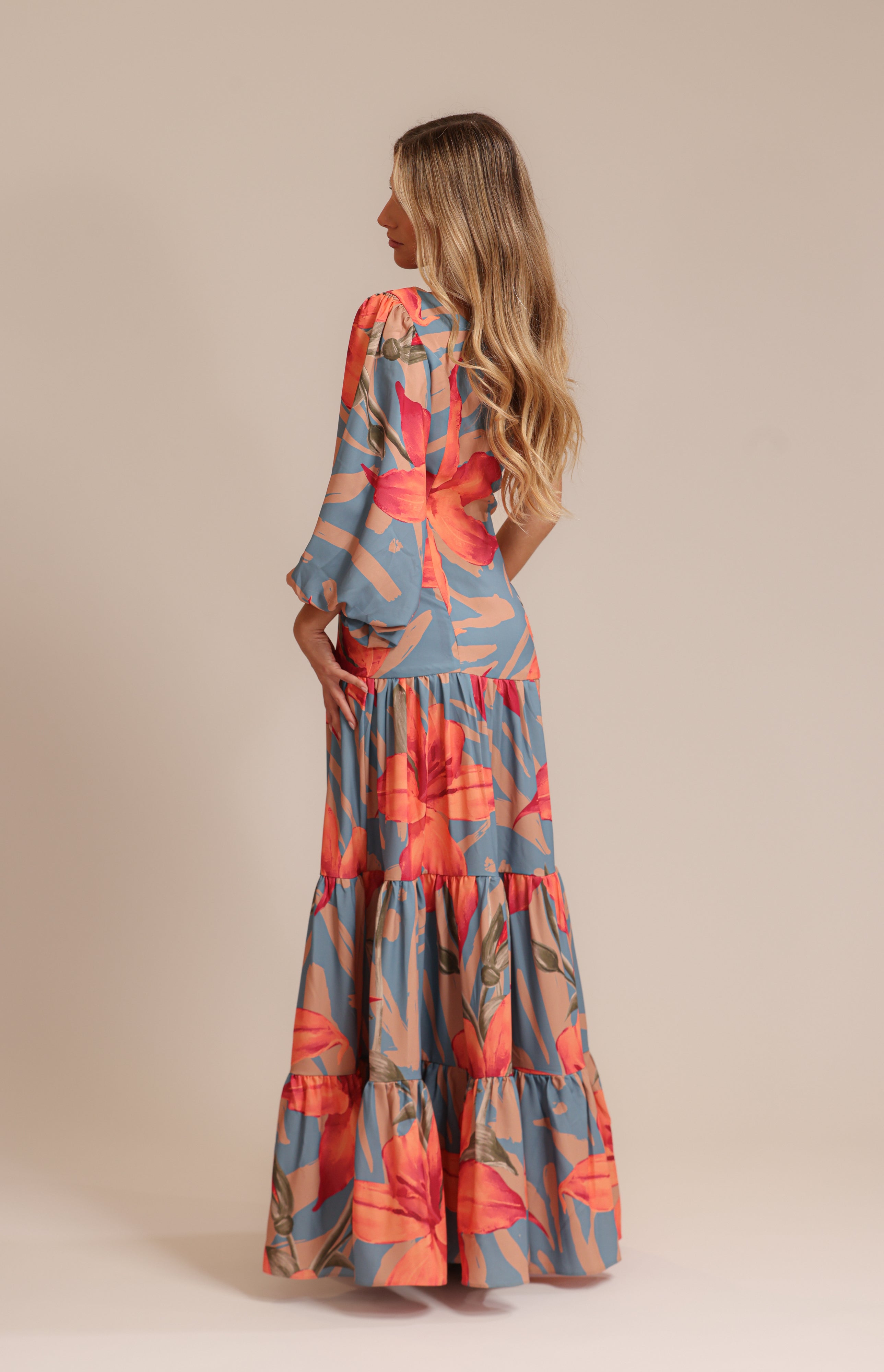 FR  Coral Bloom Dres
