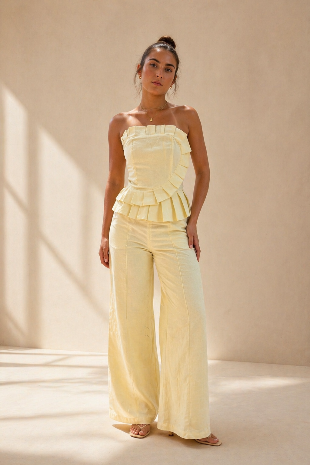 FR Violeta Linen Top