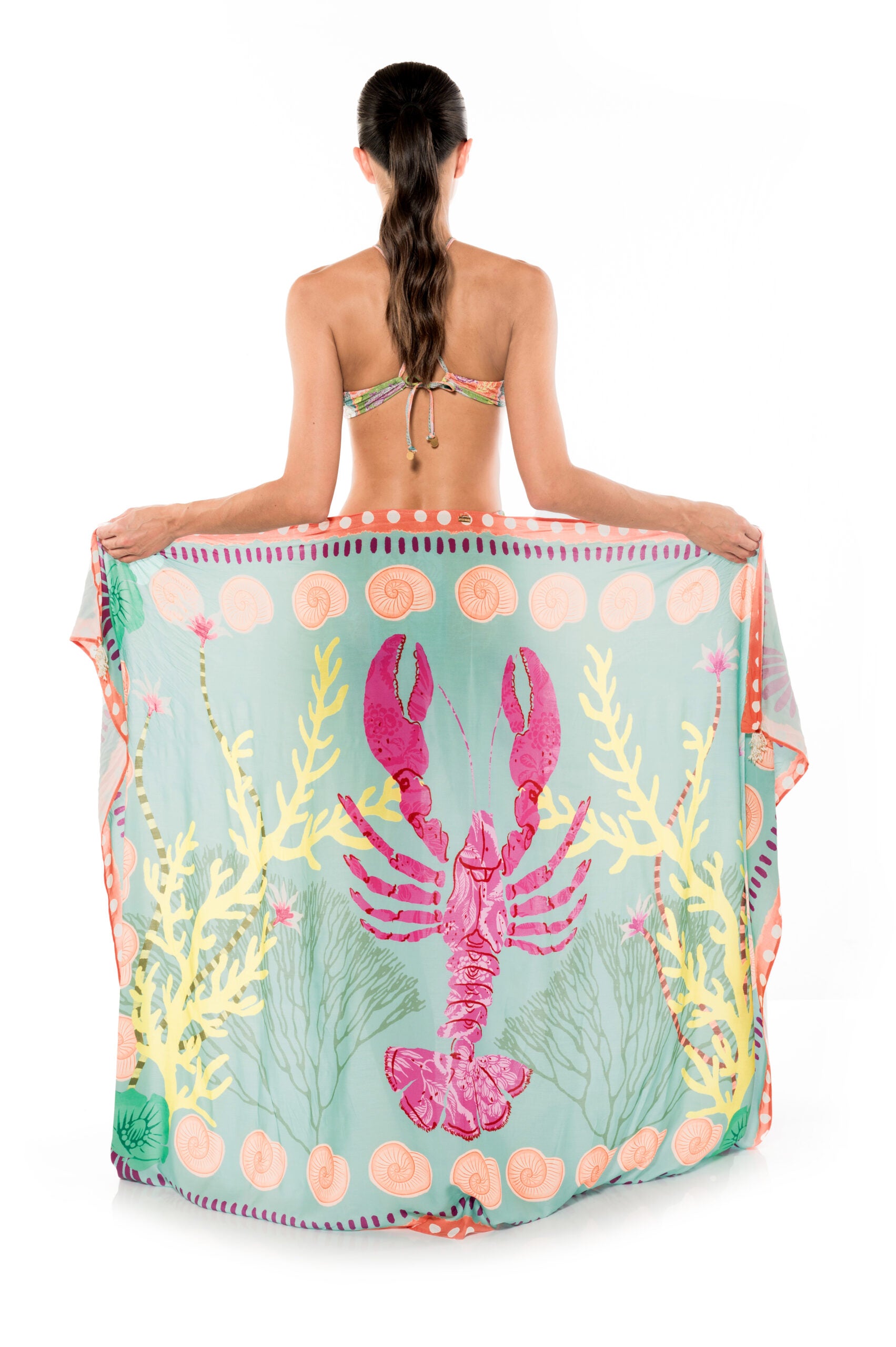 AM CARIBBEAN POSTCARDS TOUCH SARONG