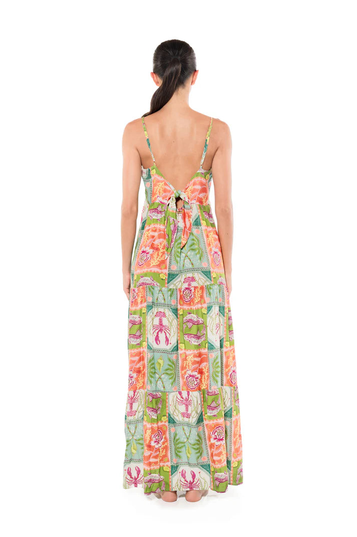 AM Azalea Dress Caribbean Postcards
