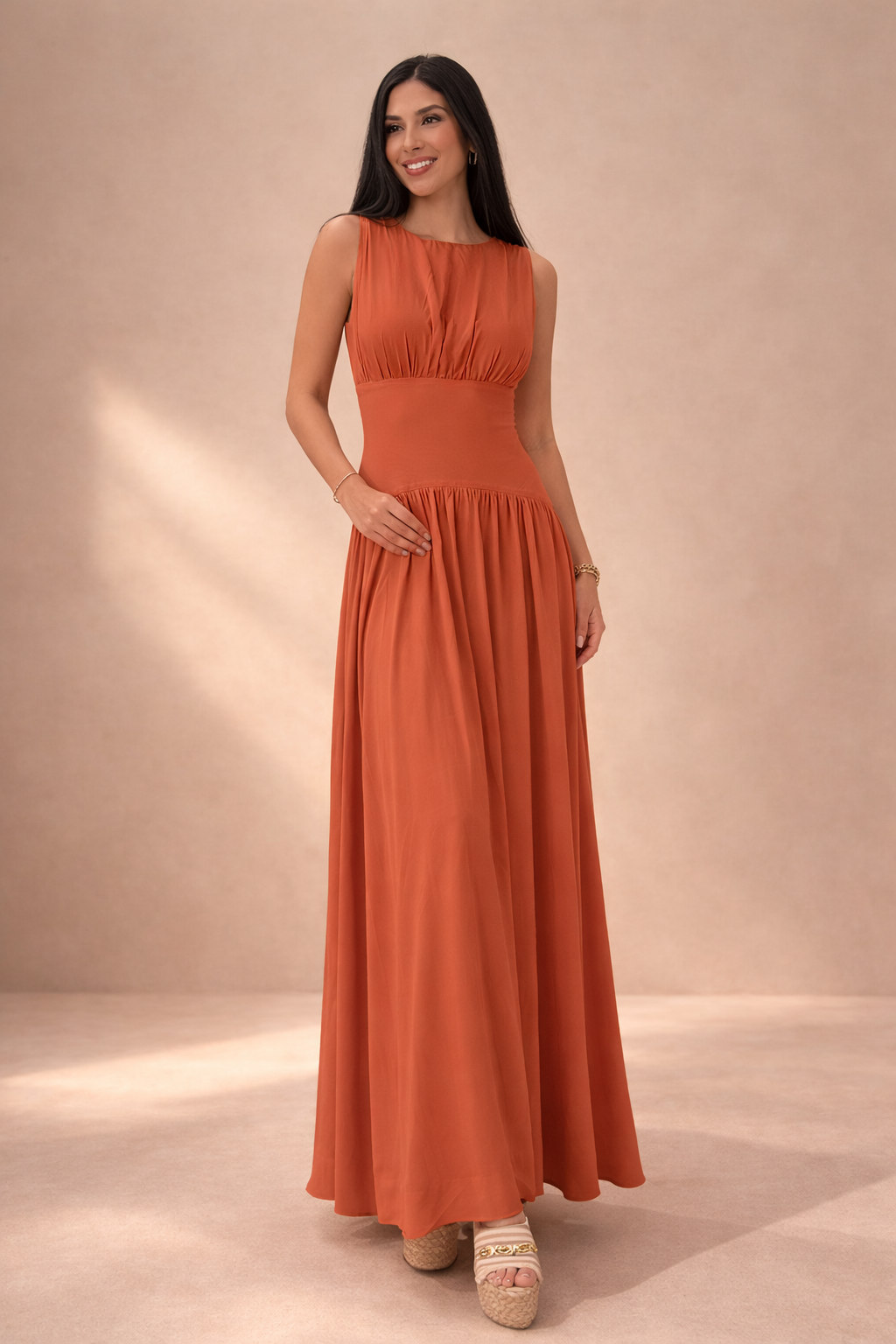 FR Alma Long Dress