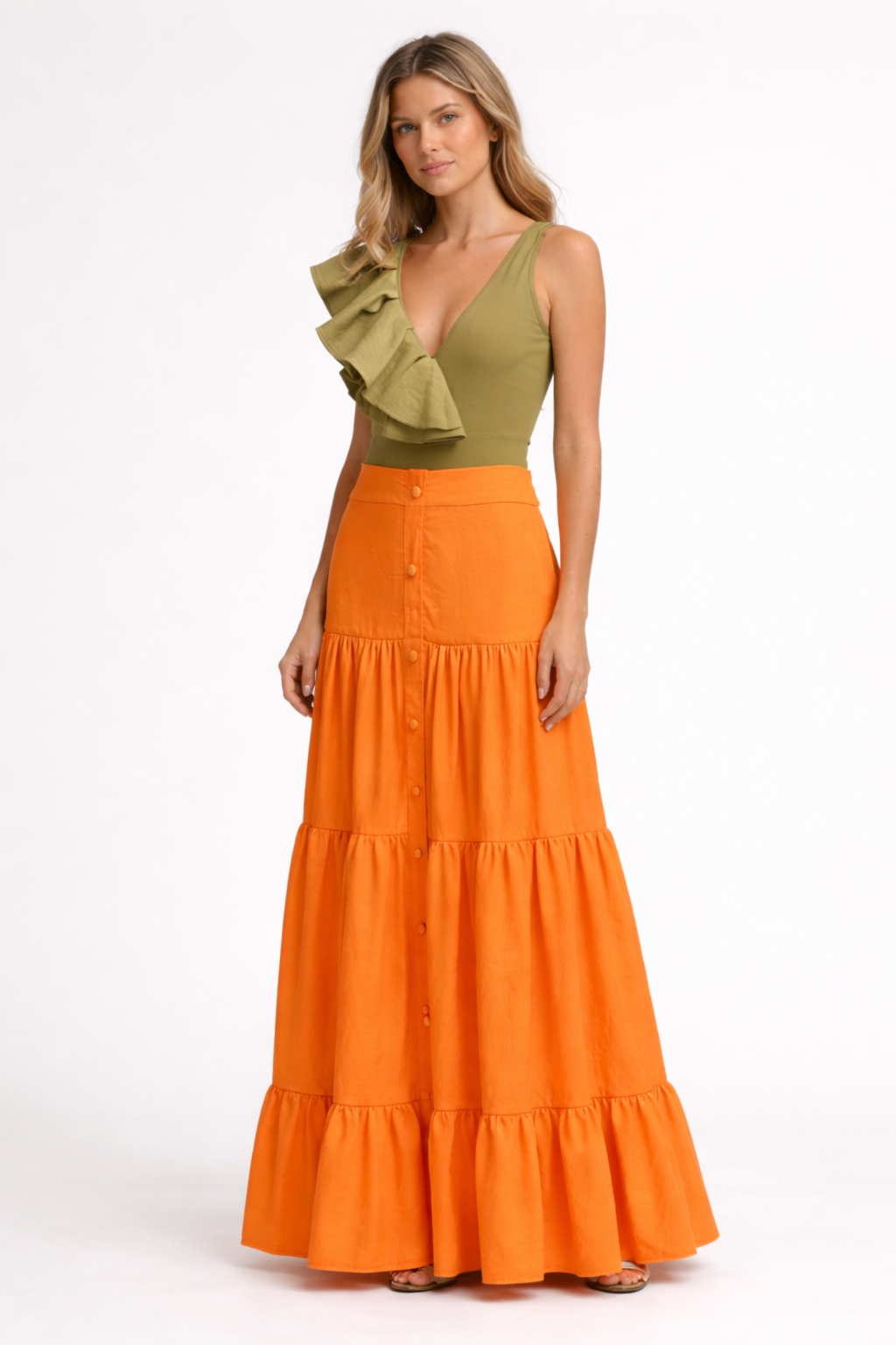 FR Bombshell Skirt orange