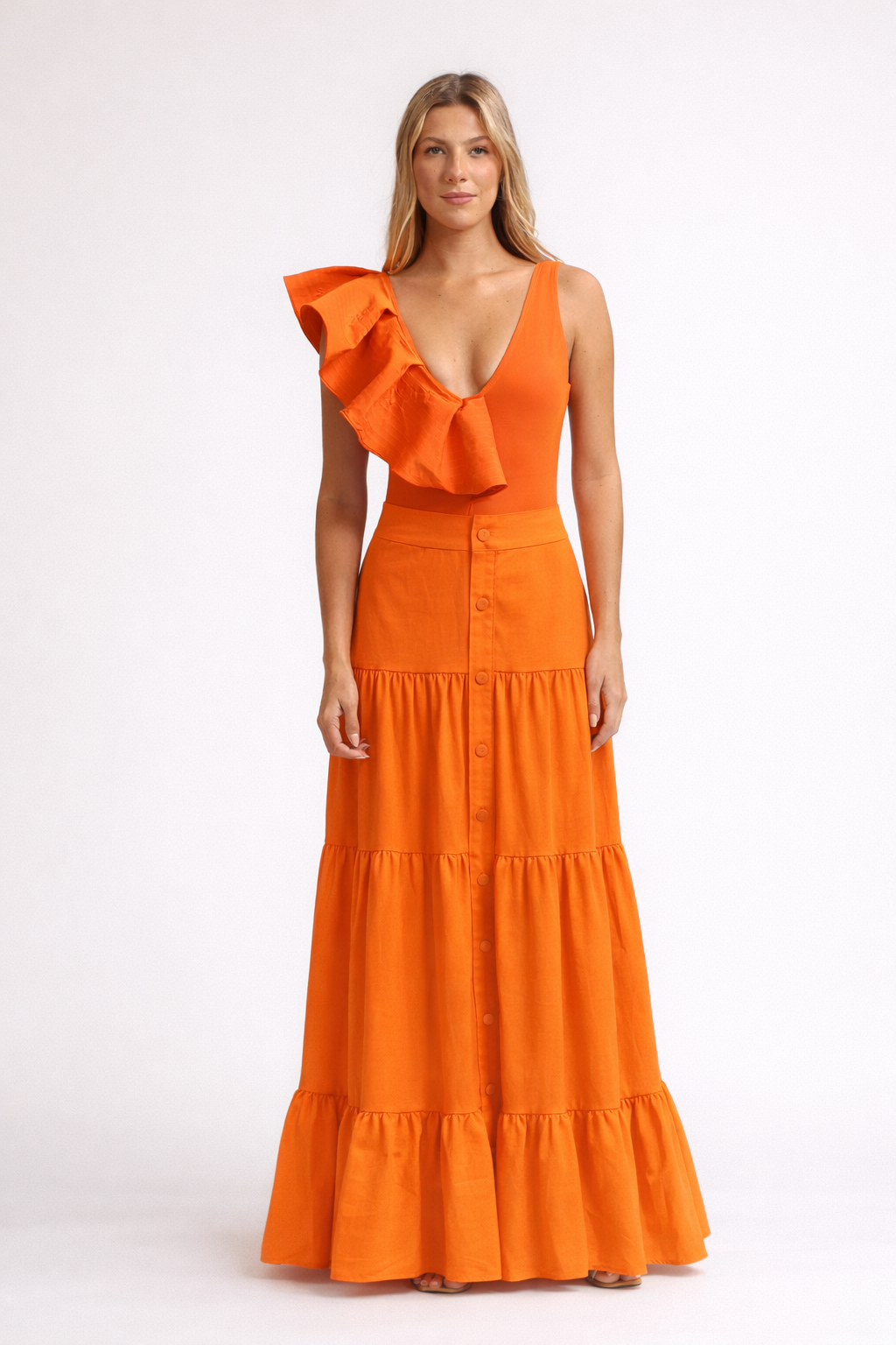 FR Bombshell Skirt orange