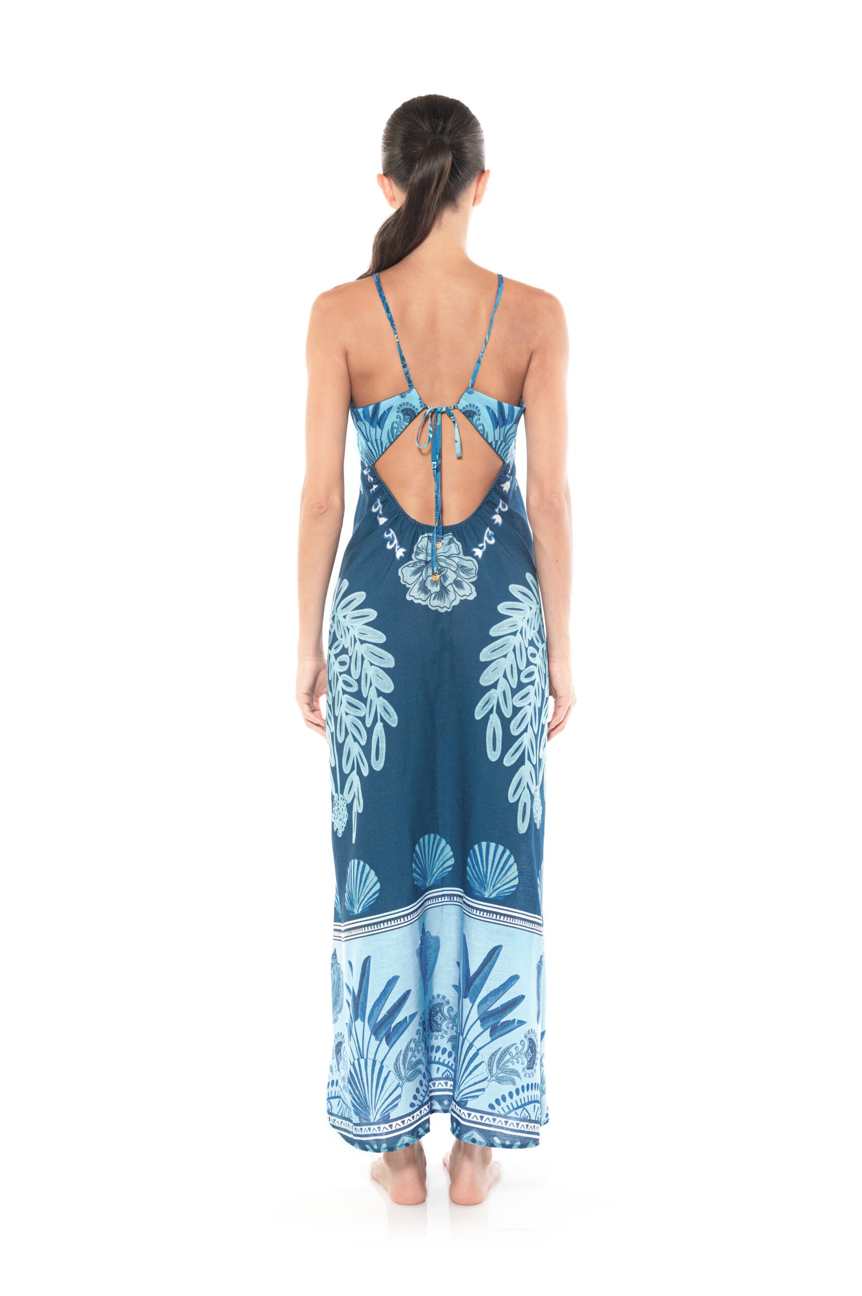 AM ISADORA TROPICAL SKY DRESS