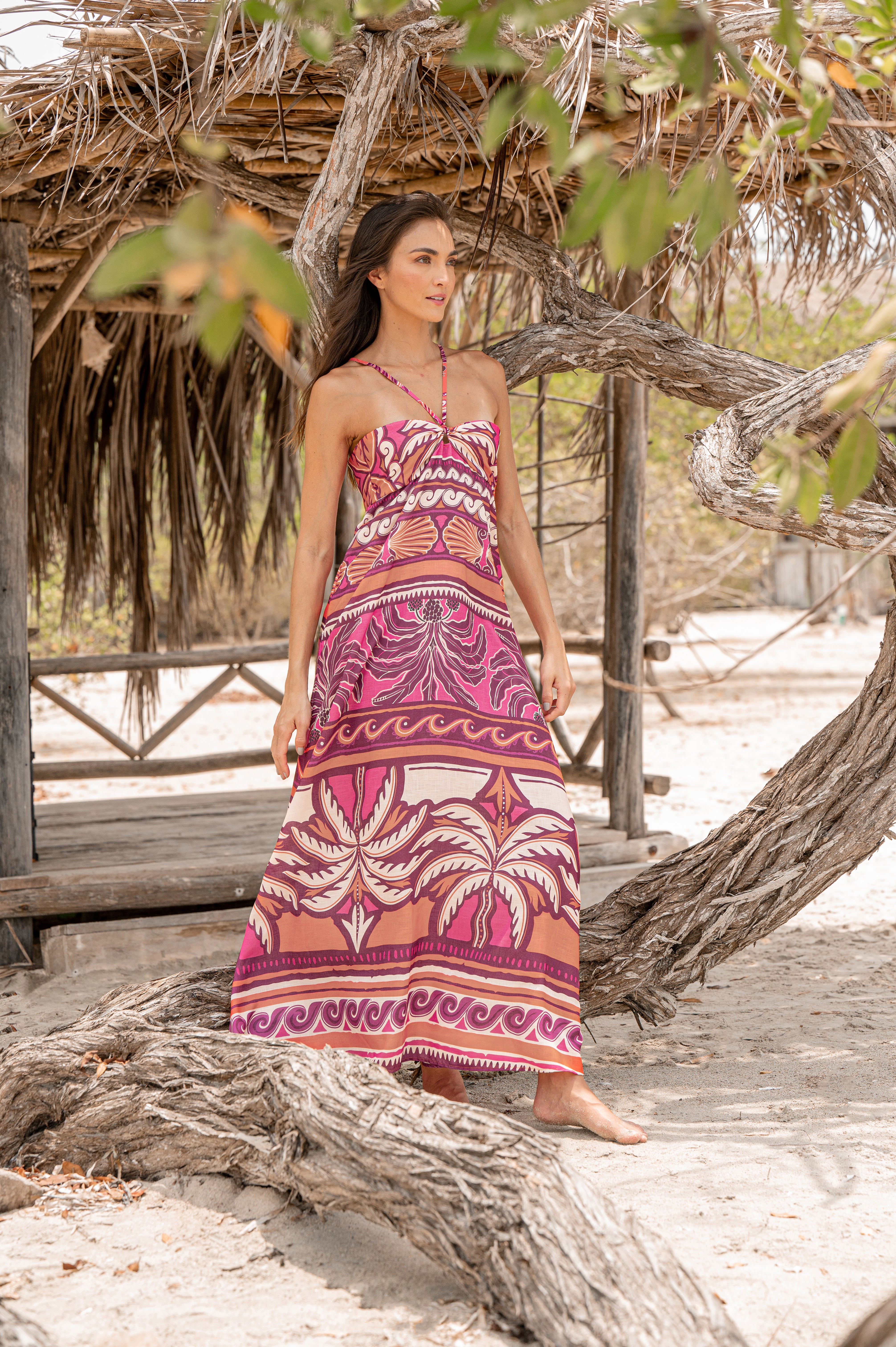 AM ISADORA Caribbean Life Dress