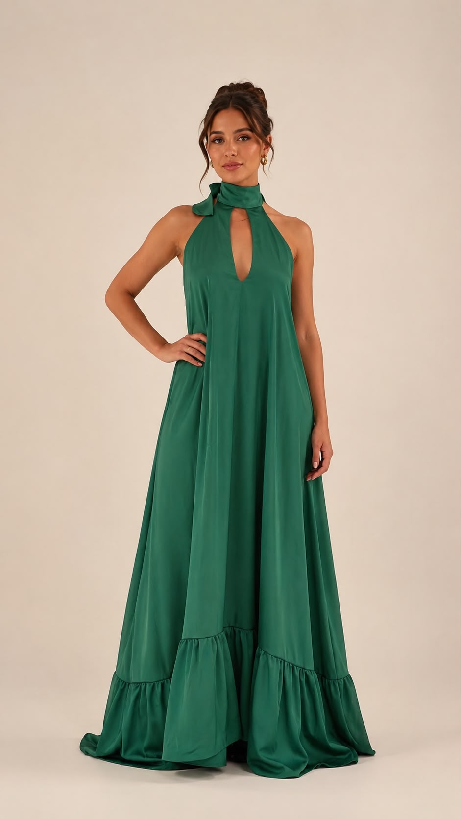 FR Heaven green Long Dress