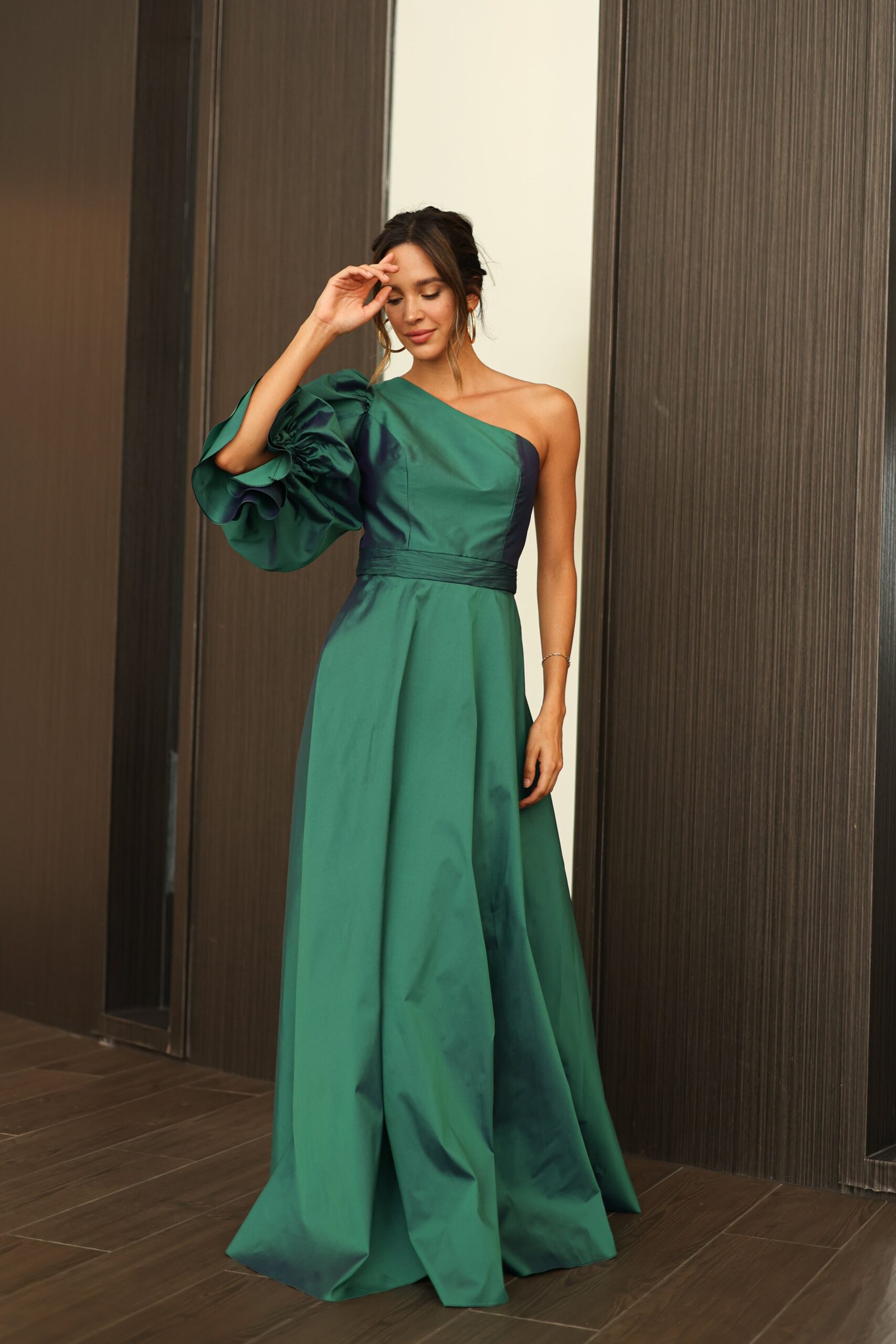 FR Liberty Green Long Dress