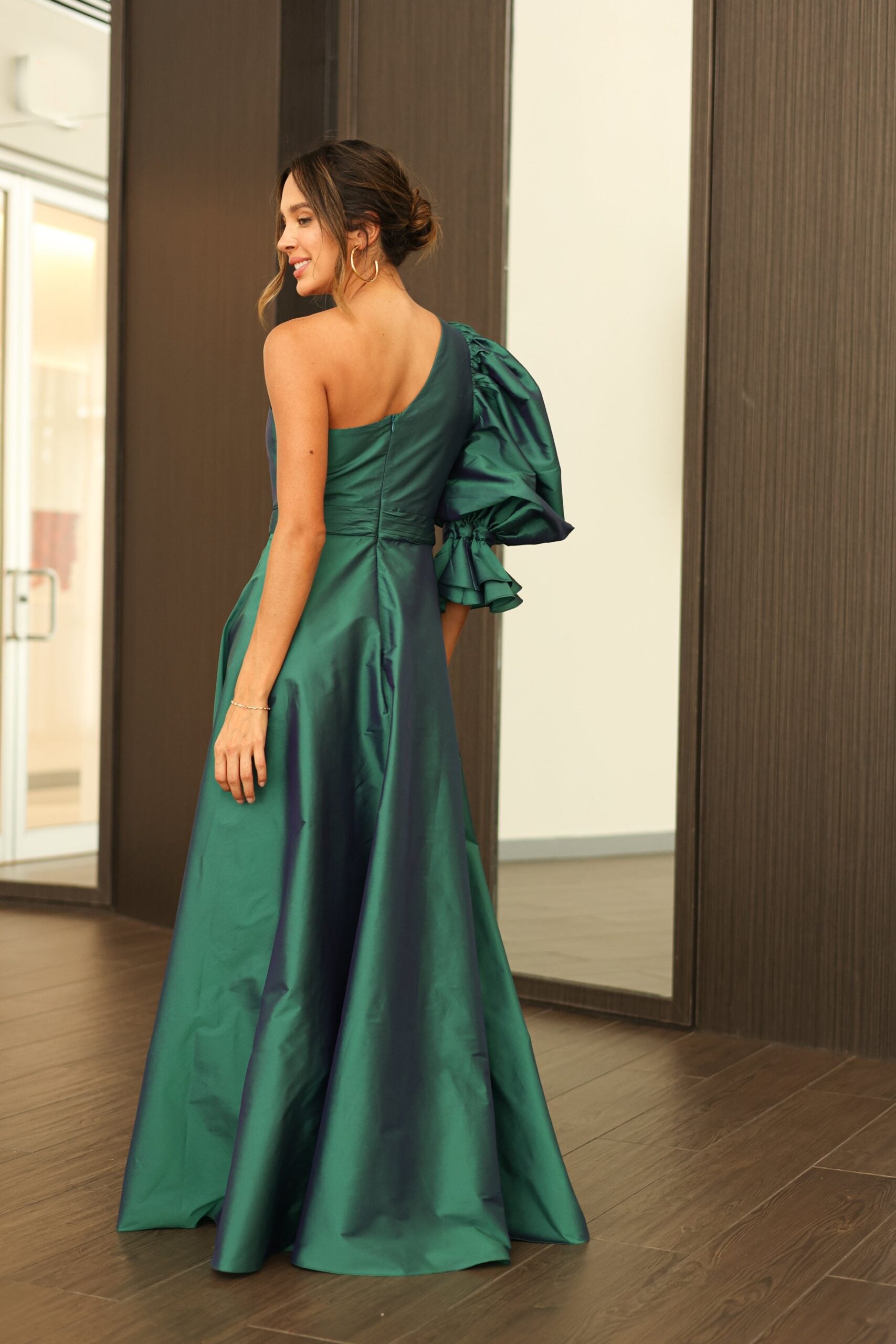 FR Liberty Green Long Dress